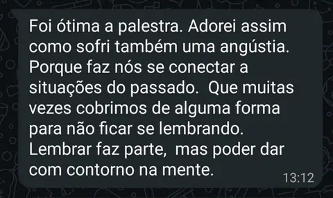 Depoimento de participante