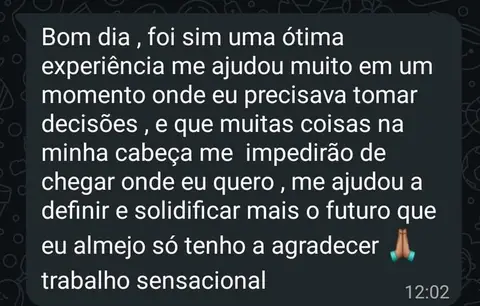 Depoimento de participante