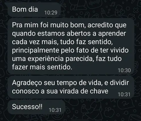 Depoimento de participante