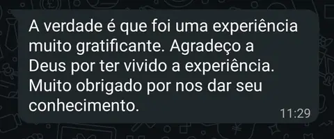 Depoimento de participante
